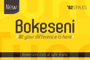 Bokeseni ExtraLight Italic: A Display Font for Editorial Design