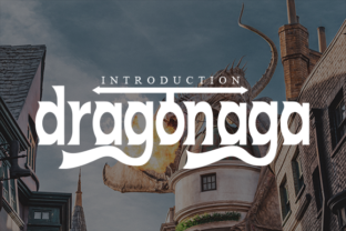 Dragonaga: A Display Font for Bold Digital Branding