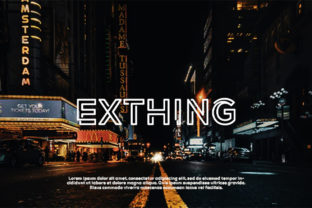 Exthing: A Modern Display Font for Editorial Clarity