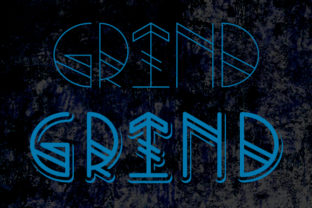 Grind: A Playful Display Typeface for Bold Branding
