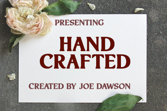 Hand Crafted: A Quirky Display Font for Distinctive Web Design