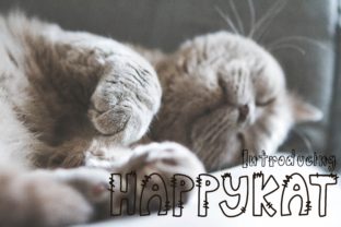 Happykat: A Playful Display Font for Kitten-Loving Brands