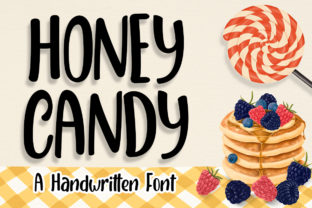Honey Candy: A Quirky Brush Pen Display Font for Playful Branding