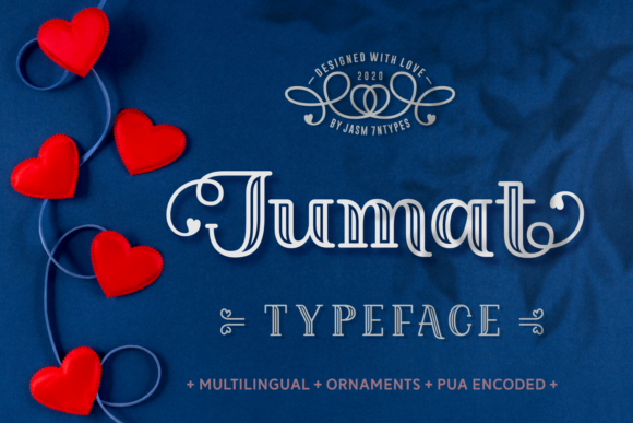 Jumat: A Display Font That Elevates Handmade Products