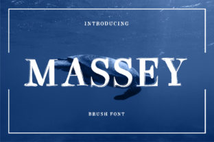Massey: The Brush Pen & Pencil Hybrid Font for Editors