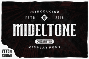 Mideltone: A Display Font for Polished Branding