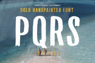 PQRS: A Handcrafted Display Font for Web Design
