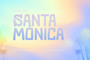 Santa Monica: A Warm Display Font for Memorable Branding