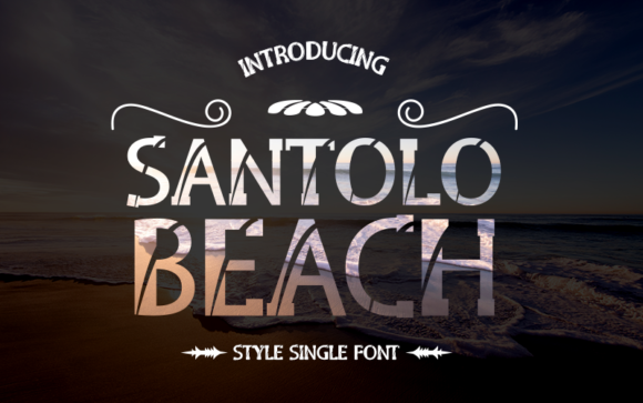 Santolo Beach: The Display Font That Made My Brand Pop