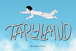 Taryland: A Playful Display Font for Digital Creators