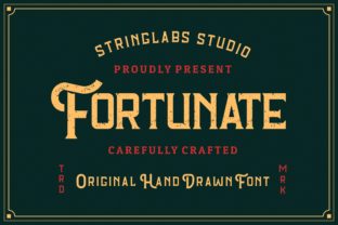 The Fortunate Typeface: Bold Sophistication for Editorial Design