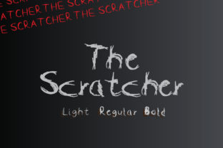 The Stratcher: A Display Font With Spooky Character
